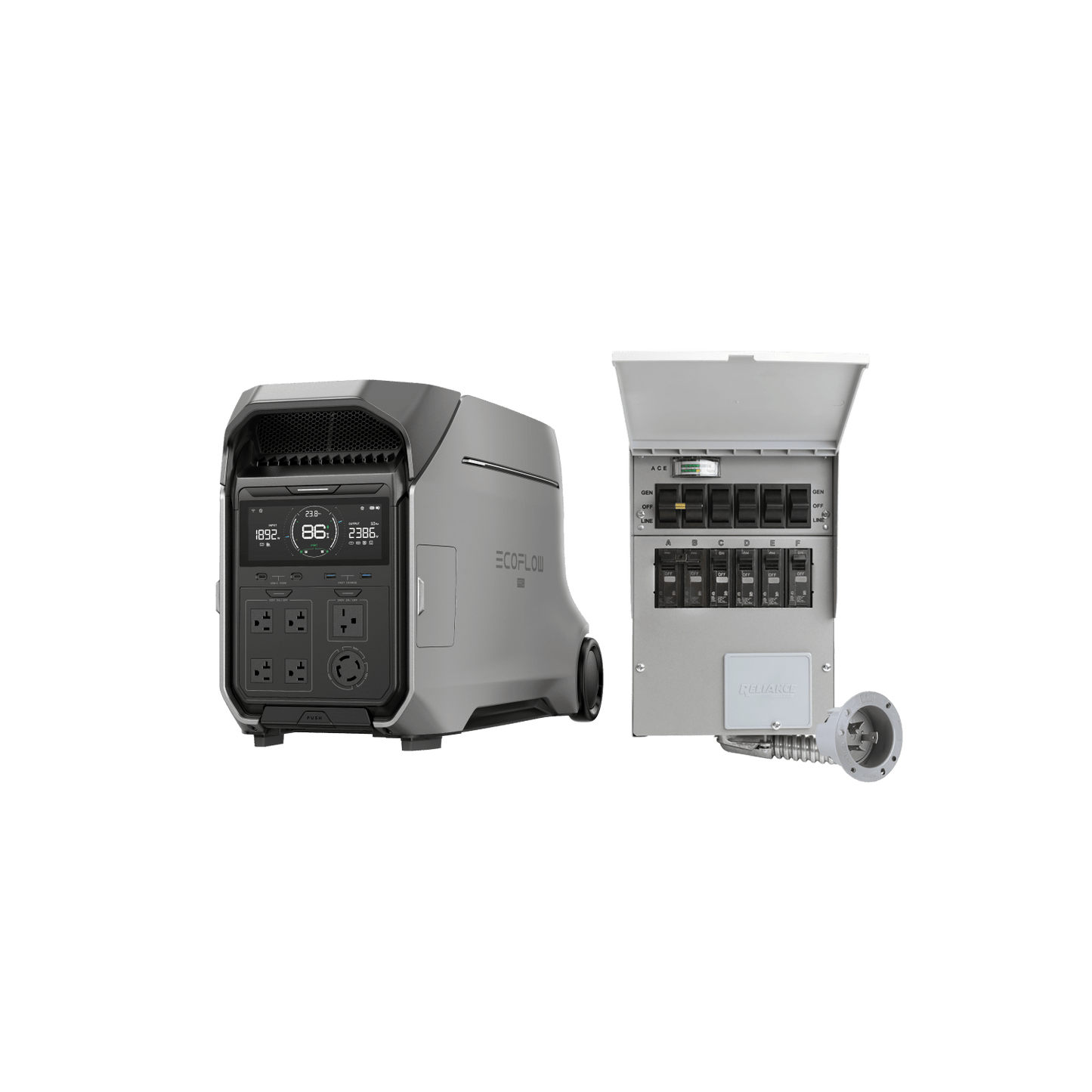 Alaiify DELTA Pro 3 Portable Power Station + Transfer Switch