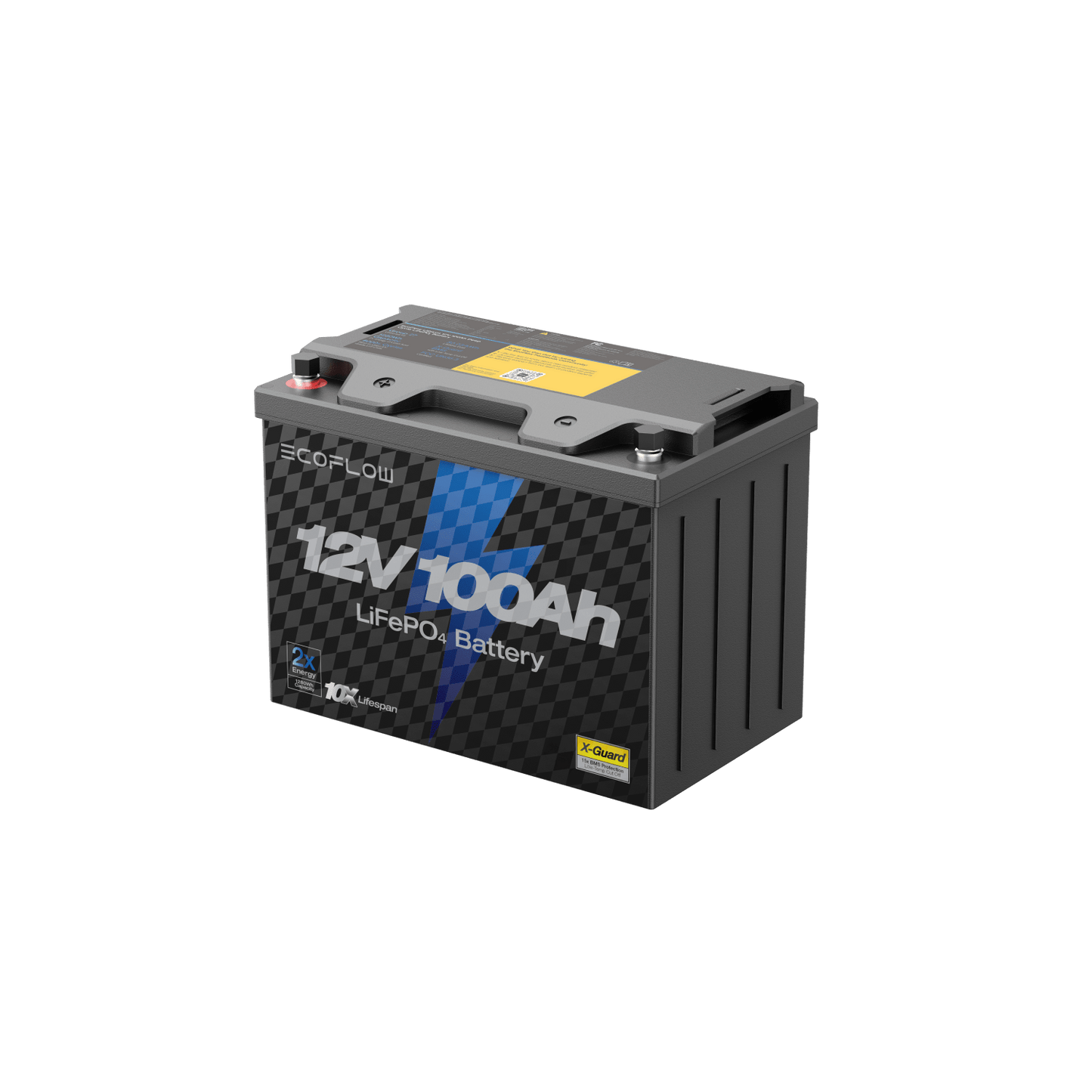 Alaiify Lithium 12V 100Ah Deep Cycle LiFePO4 Battery