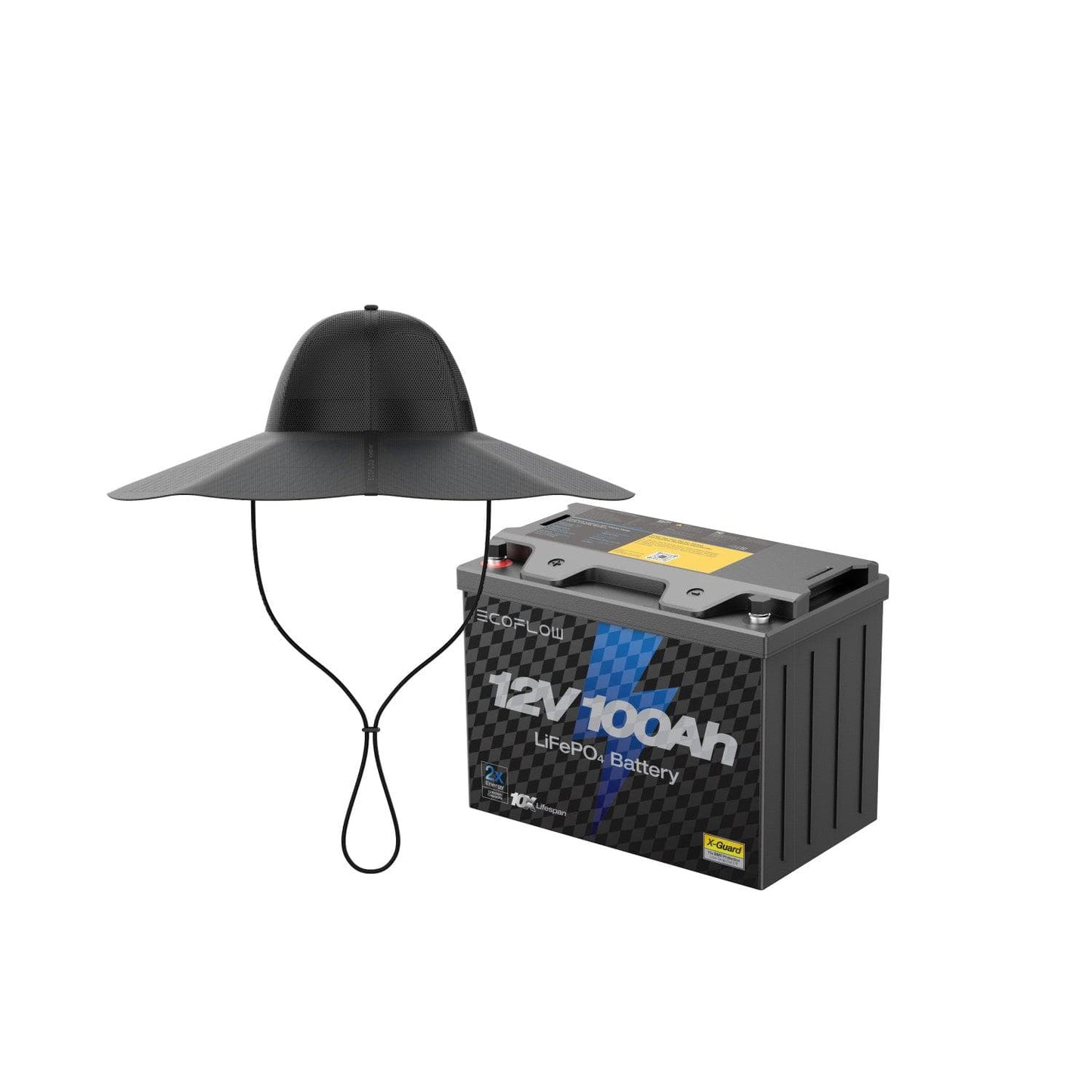 Alaiify Lithium 12V 100Ah Deep Cycle LiFePO4 Battery