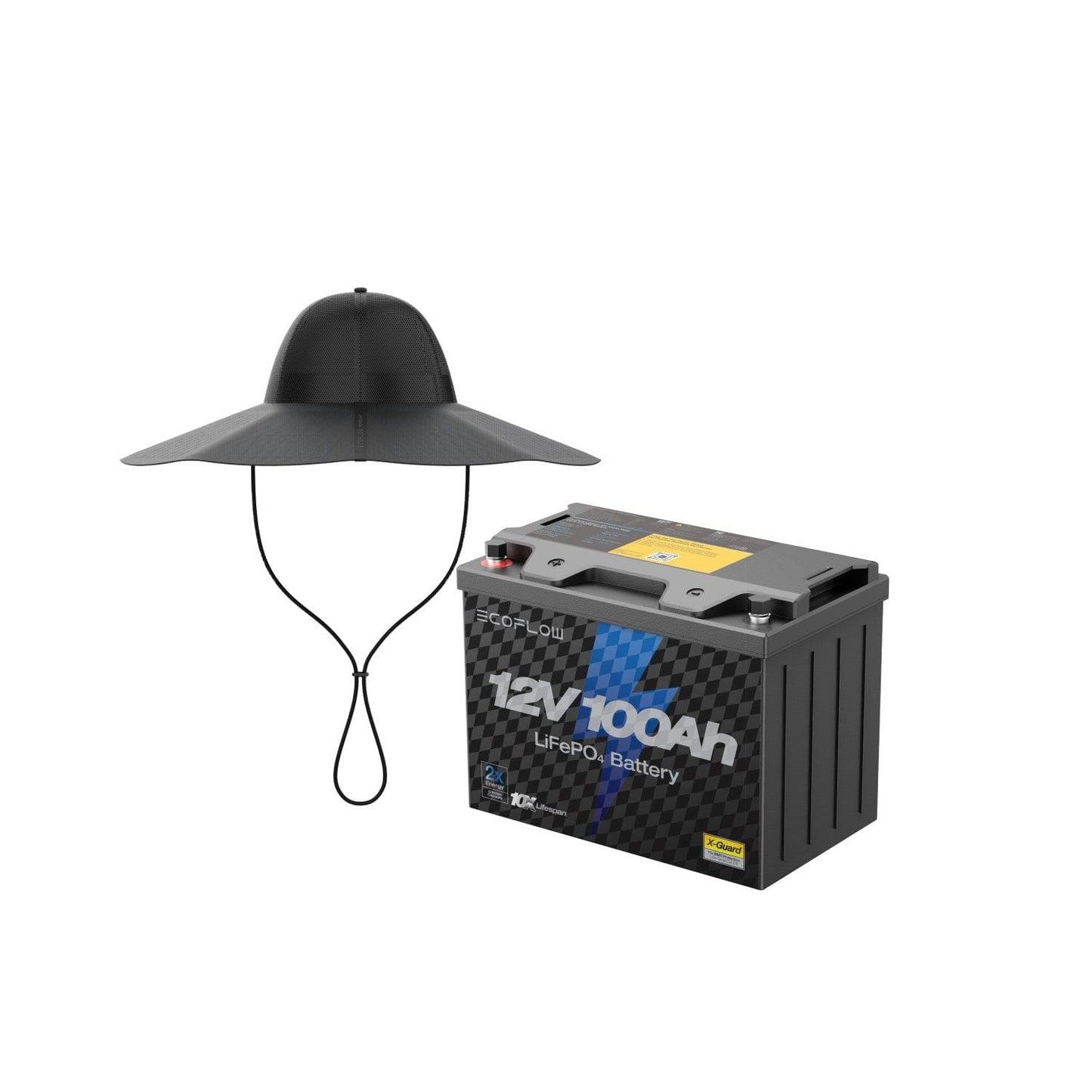 Alaiify Lithium 12V 100Ah Deep Cycle LiFePO4 Battery