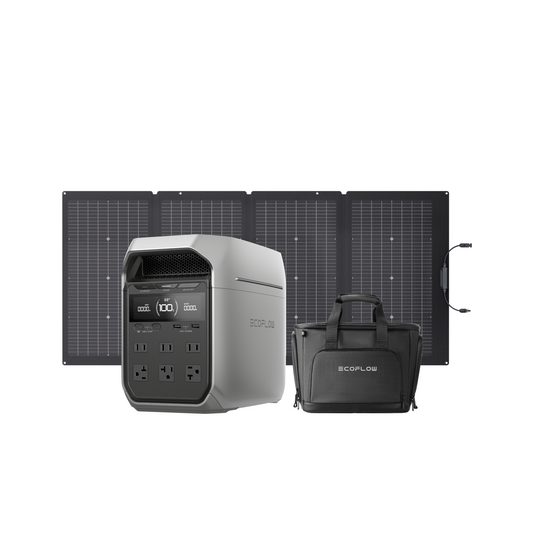Alaiify DELTA 3 Plus Portable Power Station + 220W Solar Panel + DELTA 3 Series Bag