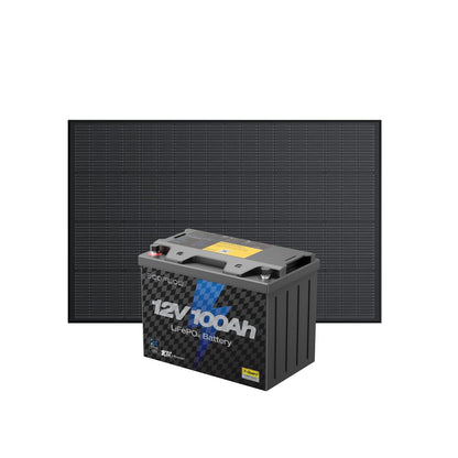 Alaiify Lithium 12V 100Ah Deep Cycle LiFePO4 Battery