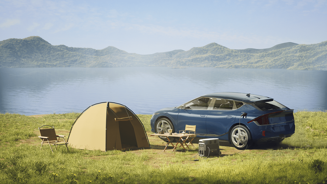 Portable RV & EV Power with Alaiify DELTA Pro: Alaiify DELTA Pro + Grounding Adapter