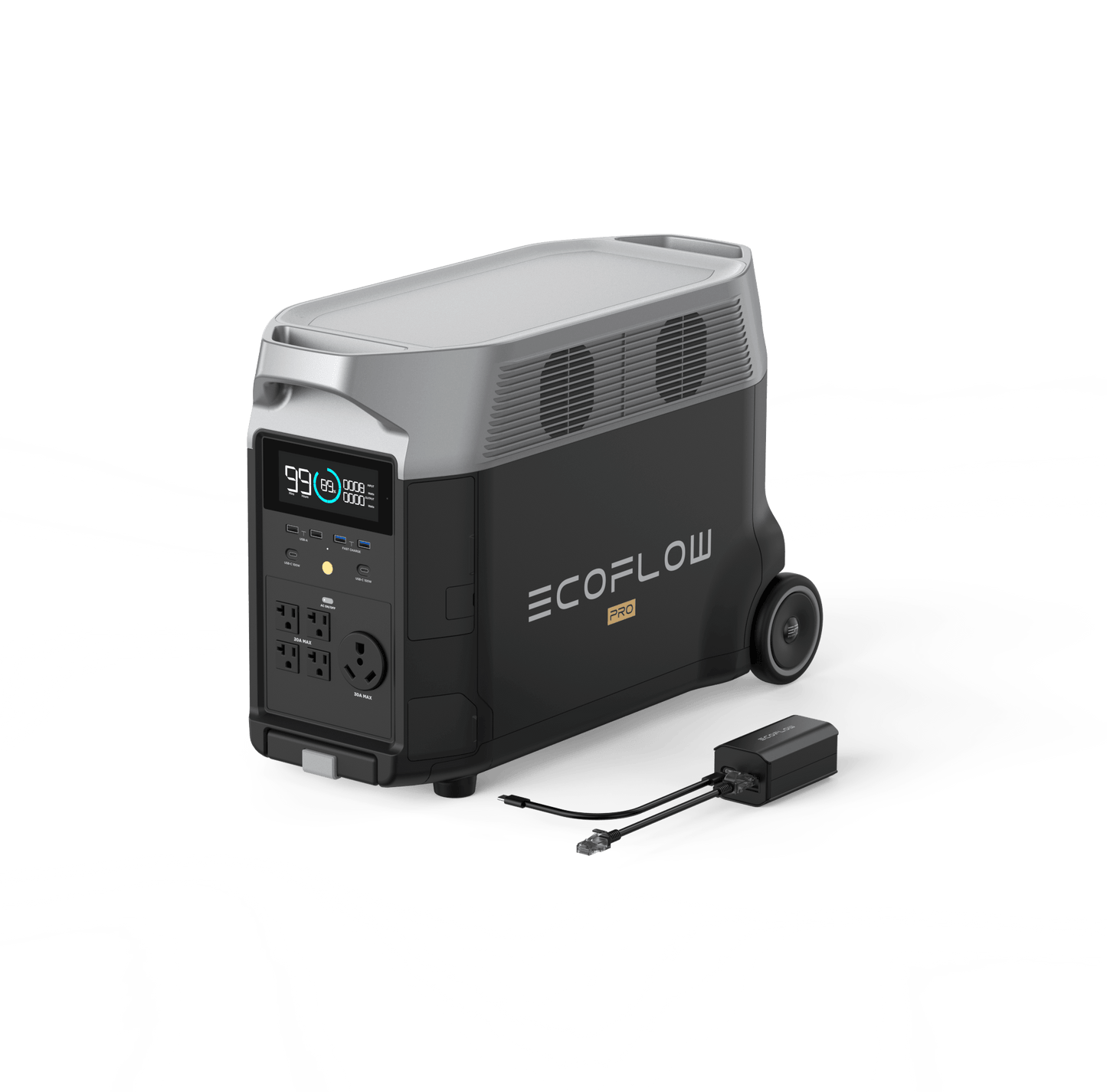 Portable RV & EV Power with Alaiify DELTA Pro: Alaiify DELTA Pro + Grounding Adapter