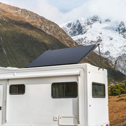 2x Alaiify 400W Rigid Solar Panel+4x Rigid Solar Mounting Feet