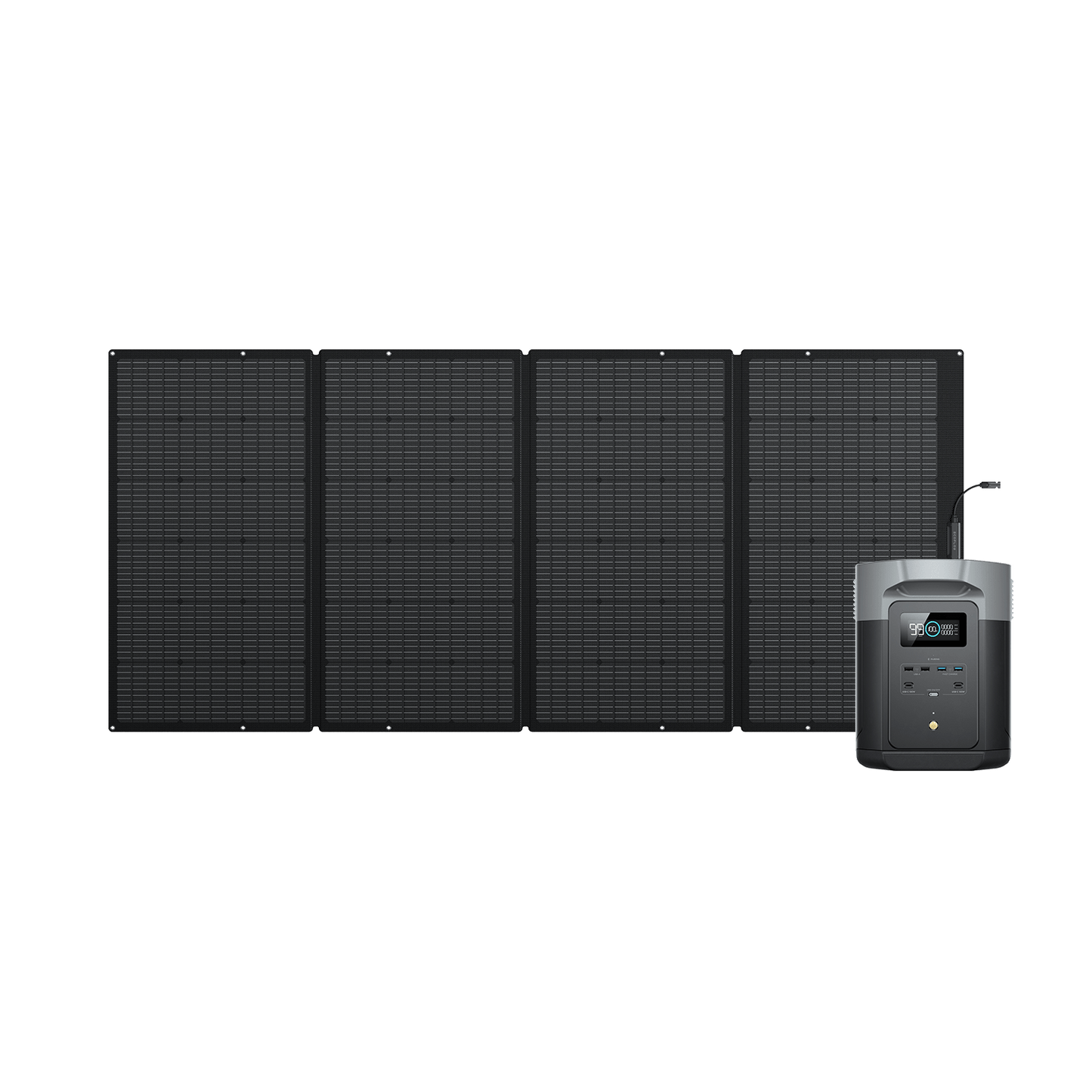 เครื่องกำเนิดไฟฟ้าพลังงานแสงอาทิตย์ EcoFlow DELTA 2 Max (PV400W) 