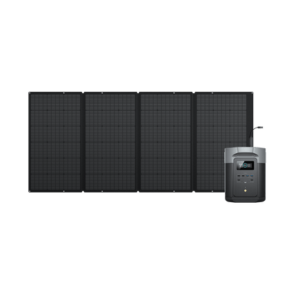 เครื่องกำเนิดไฟฟ้าพลังงานแสงอาทิตย์ EcoFlow DELTA 2 Max (PV400W) 
