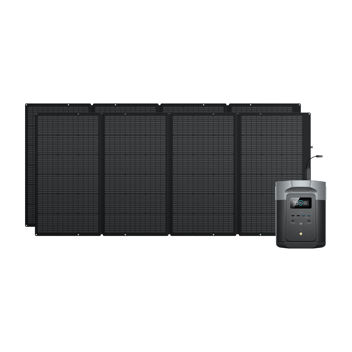 เครื่องกำเนิดไฟฟ้าพลังงานแสงอาทิตย์ EcoFlow DELTA 2 Max (PV400W) 
