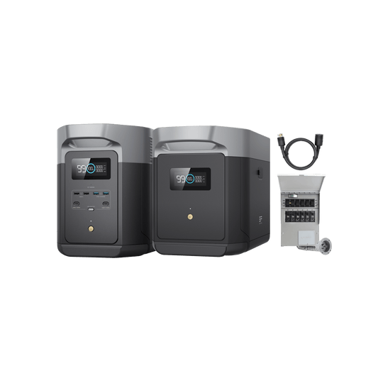 Alaiify DELTA 2 Max + Extra Battery + Transfer Switch