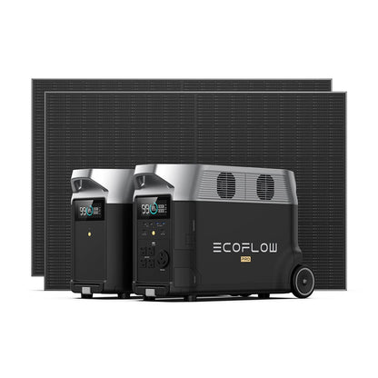 Alaiify DELTA Pro Portable Power Station + 400W Rigid Solar Panel + Alaiify DELTA Pro Smart Extra Battery