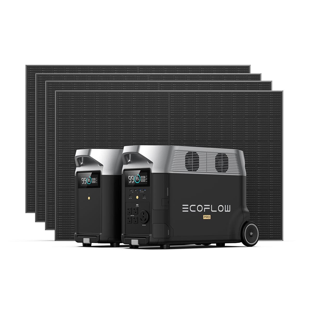 Alaiify DELTA Pro Portable Power Station + 400W Rigid Solar Panel + Alaiify DELTA Pro Smart Extra Battery