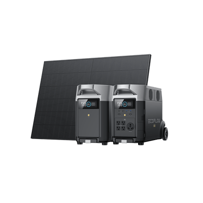 Alaiify DELTA Pro Portable Power Station + 400W Rigid Solar Panel + Alaiify DELTA Pro Smart Extra Battery