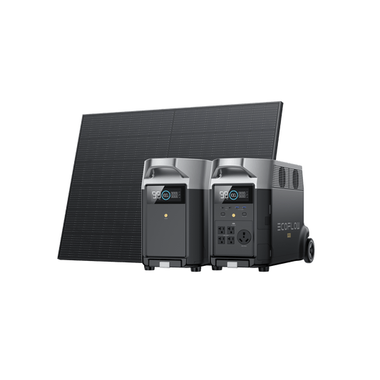 Alaiify DELTA Pro Portable Power Station + 400W Rigid Solar Panel + Alaiify DELTA Pro Smart Extra Battery