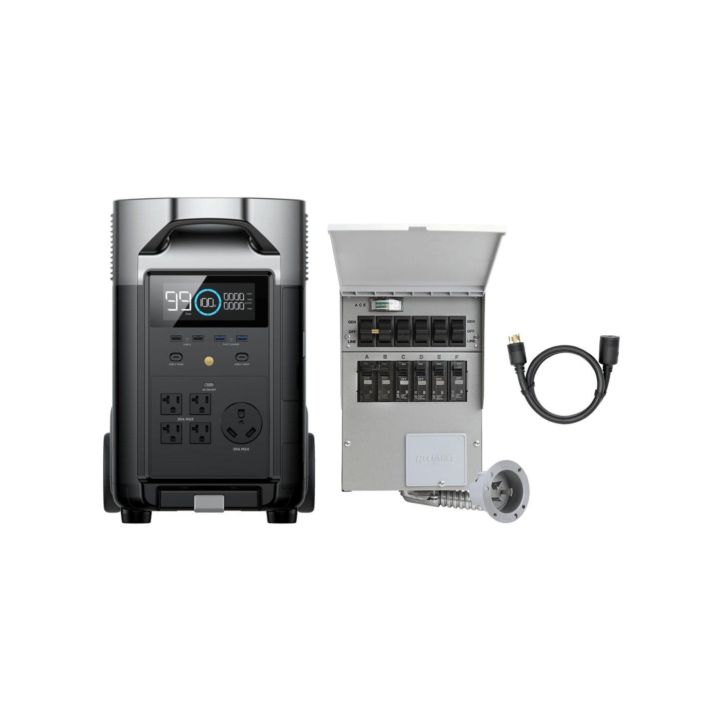 Alaiify DELTA Pro + Transfer Switch